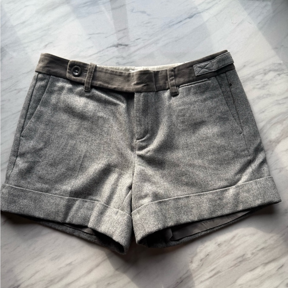 Paper Boy Gray Women's wool Shorts